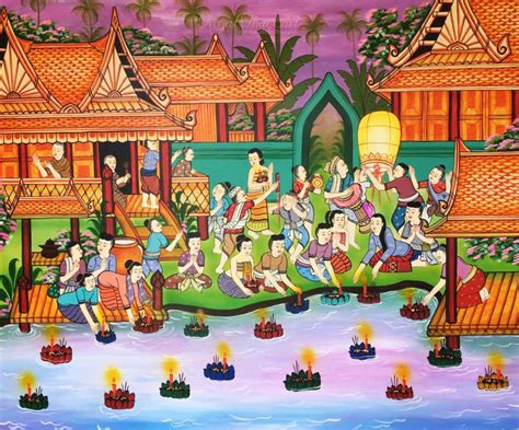  Siamese Visions: Exploring Traditional Thai Painting through History and Technique!